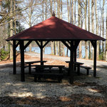 Přístřešek pro návštěvníky lesa u rybníka Holná (Jemčina)